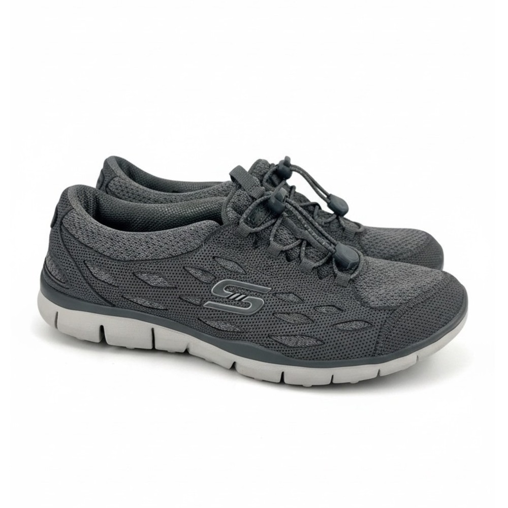 Skechers Gratis Sneakers Gray Women's Size 8.5 Memory Foam